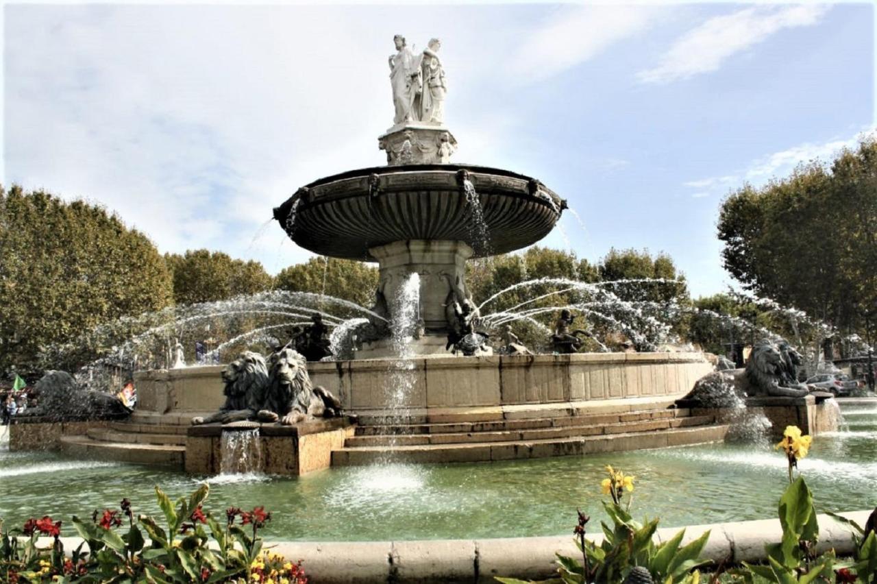 Blue Fountain Luxueux Studio Aix Centre Historique -Wifi-Smart Tv- 엑상프로방스 외부 사진